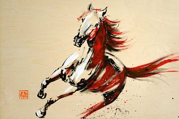 laufendes Pferd von Péchane Sumie