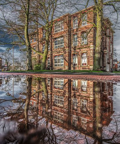 The historic building of Leeuwarder Stedelijk Gymnasium