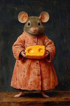 The Cheese Explorer: A Mouse Adventure in Style by But First Framing