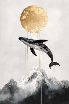 Walsprung über den Wolken von Poster Art Shop