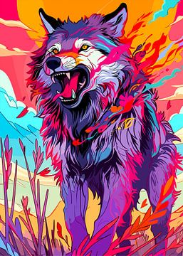 Wolf And Moon van EL IRSYAD
