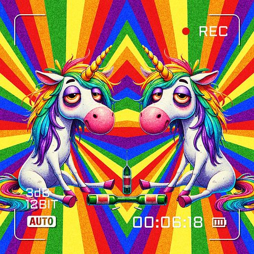 Einhorn auf der Afterhour von Dominik Schütze