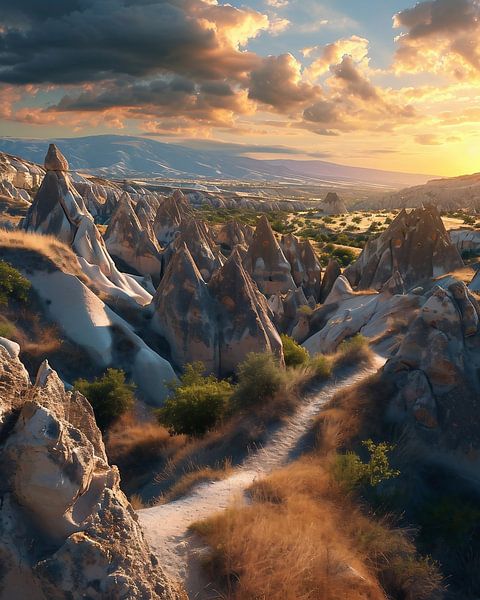 Sonnenaufgang in Kappadokien von fernlichtsicht