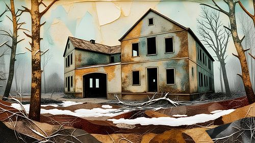 Verlaten fabrieksgebouw