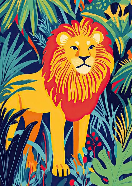 Lion - The voice of the wilderness by Niklas Maximilian