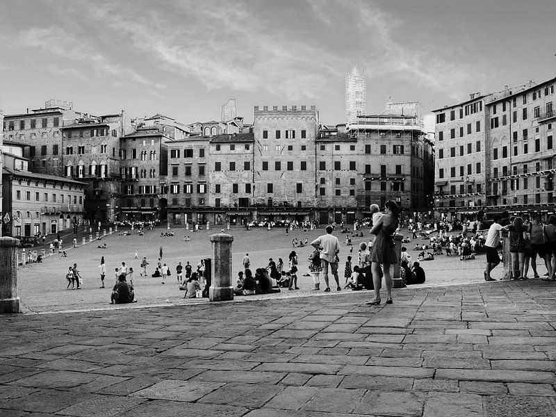 Piazza del Campo, Siena von Esmeralda de Nooijer