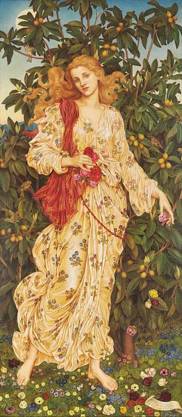 Flora, Evelyn De Morgan van Meesterlijcke Meesters