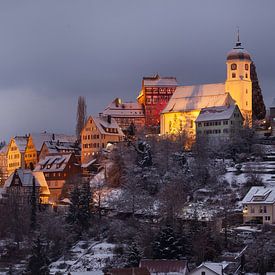 Winterliches Altensteig - Schwarzwald von Jiri Viehmann