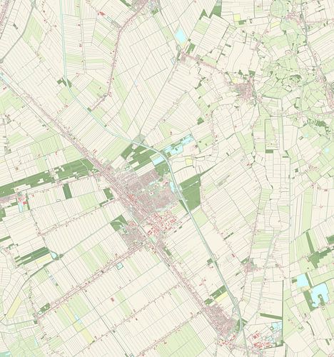 Kaart van Stadskanaal