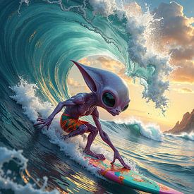 AQUORION – Het alien dat surft op de golven van de oceaan van INFERAURUM