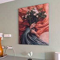 Klantfoto: Bloemenomhelzing van Studio BB, als artframe