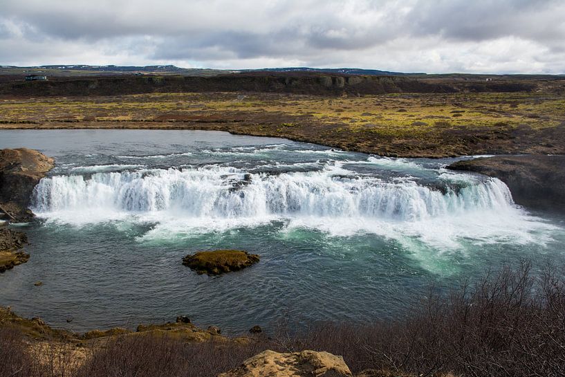 Waterval in IJsland van Lifelicious