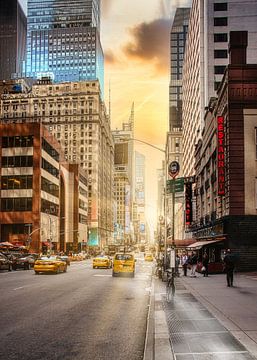 Manhattan street by Christiane Calmbacher