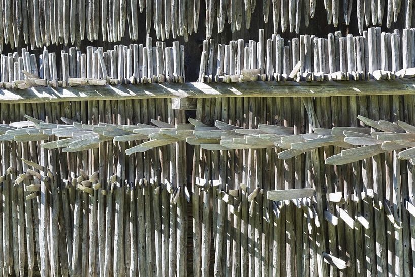Heinzen on a barn wall in the Allgäu by Walter G. Allgöwer