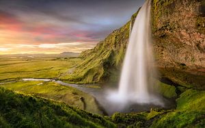 Seljalandsfoss Ijsland | Waterval van FineArt Prints | Zwerger-Schoner |