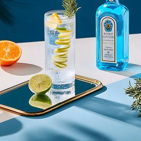 Nature morte au gin sur Skyfall
