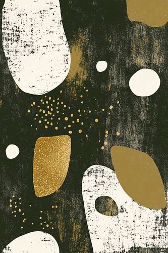 Abstract patroon in groentinten