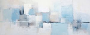 Abstract Blauw