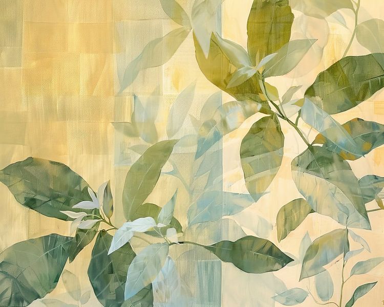 Plants and leaves by Wonderful Art