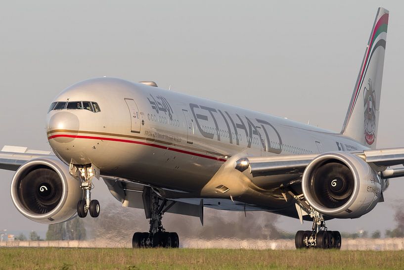 Zonsopkomst landing van Etihad.  van Stefan Blok