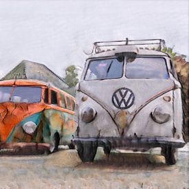 VW bus 27 van Marc Lourens