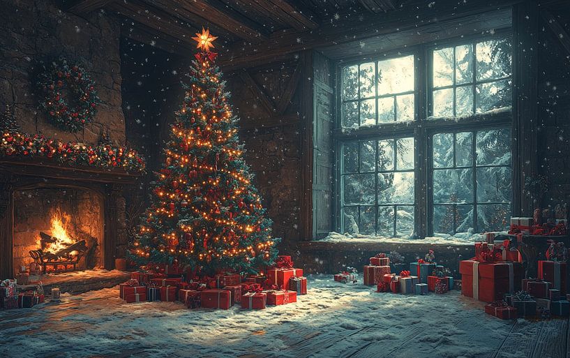 Canalside Townhouses bij zonsondergang van Lufy