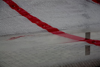Composition with Red Stripe