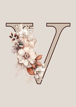 Bohème initiale : V sur Design by Pien