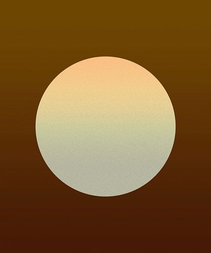 Golden moon by Mad Dog Art