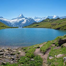 Bachalpsee, uitzicht op Berner Alpen, van SusaZoom