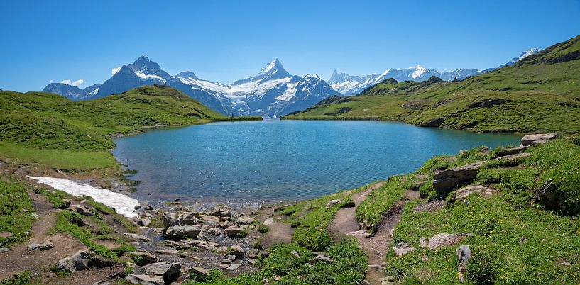 lake Bachalpsee, view to Bernese alps by SusaZoom