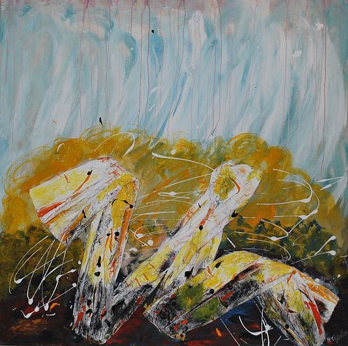 Papierlandschaft von Klaus Heidecker