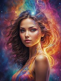 meditatie potret vrouwen van hisam colours