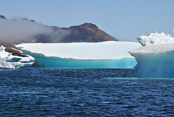 IJsberg, Iceberg,  Groenland, Greenland van Yvonne Balvers