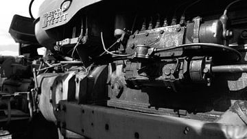 oude motor tractor van Jeroen Grit
