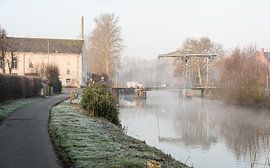 Drawbridge on the Dender by Marcel Derweduwen