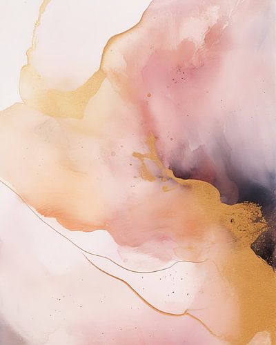 Modern en abstract met een vleugje goud