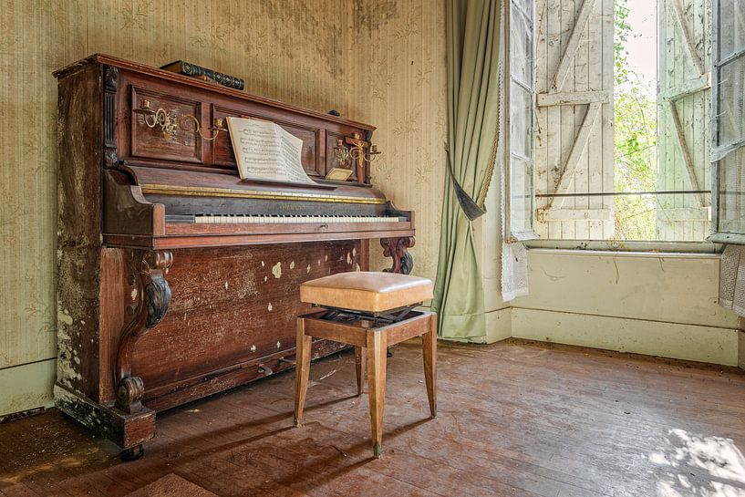 Lost Place - Abandoned Piano by Gentleman of Decay