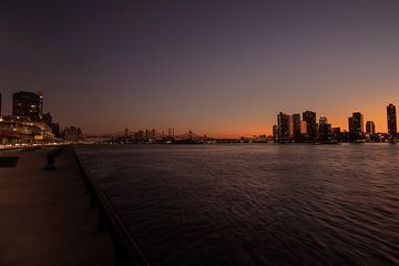 New York at dusk by bart dirksen