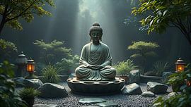 Frieden finden im Zen-Garten von Jean Pierre