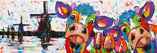 Koeien in Hollands Landschap | Panorama