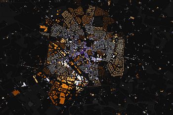 Kaart van Winterswijk abstract