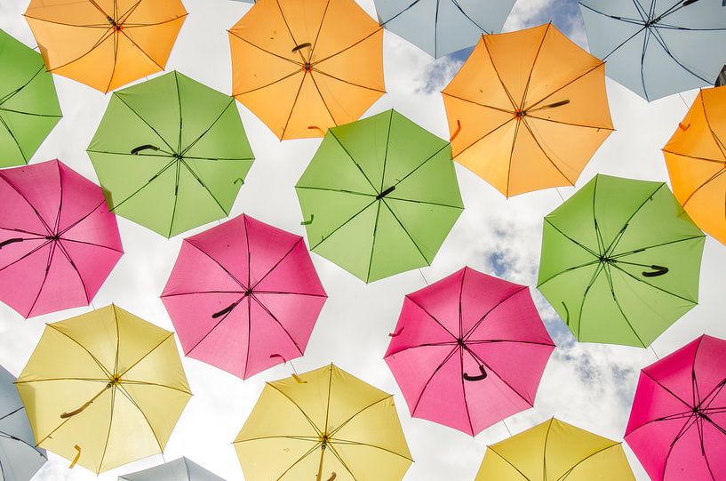 Kleurrijke paraplu's van Mark Bolijn