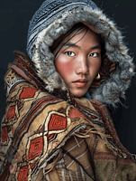 Portrait "Girl from Mongolia&quot ;