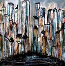 city abstract van Femke van der Tak (fem-paintings) thumbnail