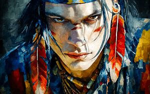 The Eye of Fire | Expressive portrait