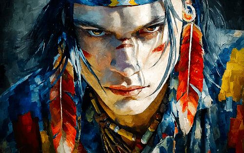 The Eye of Fire | Expressive portrait