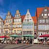 Marktplatz Westseite, Häuser, Altstadt, Bremen, Deutschland von Torsten Krüger