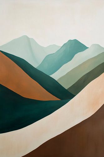 Abstract landschap