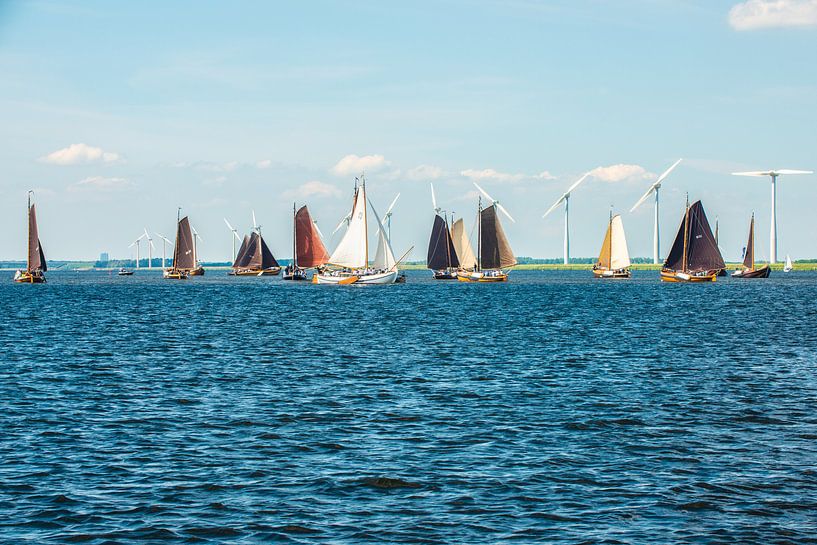 Botters op het Gooimeer van Brian Morgan